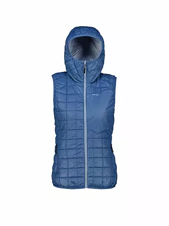 MERU | Gilet isolante da donna Naknek con cappuccio | hellblau